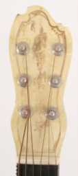 Kay Kraft Stomberg-Voisinet Venetian Model B 1930's w-vintage brown-chipboard case headstock front.jpg